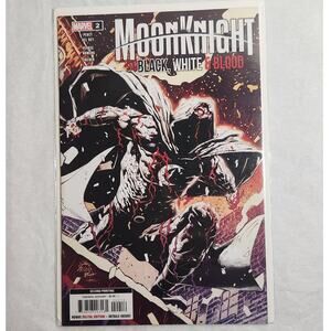 Marvel Moon Knight Black, White, & Blood #2 Direct Edition 2nd Printing NM